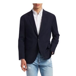 Brunel lo Cucinelli men’s travel jacket in navy